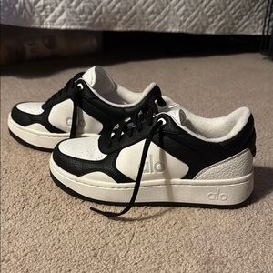 ALO Yoga Black and White Sneakers